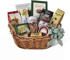 The FTD Warmth & Comfort Gourmet Basket from Parkway Florist in Pittsburgh PA